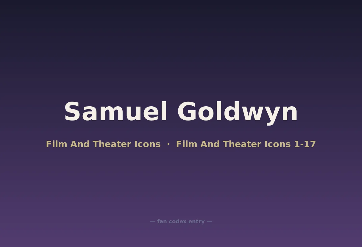Samuel Goldwyn