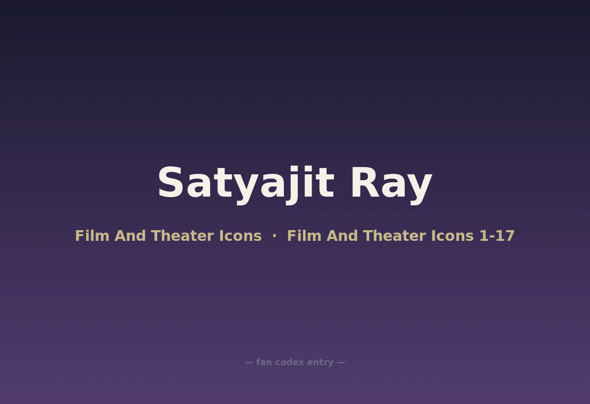 Satyajit Ray