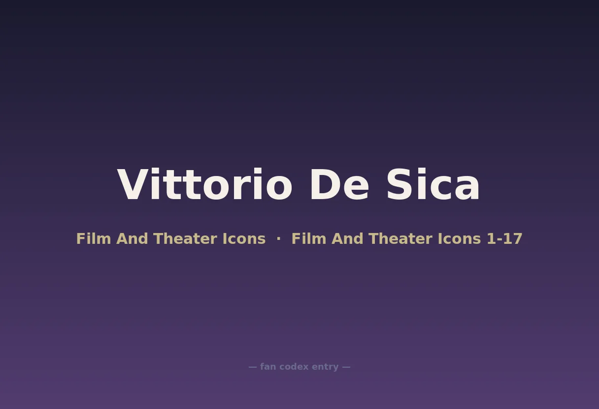 Vittorio De Sica