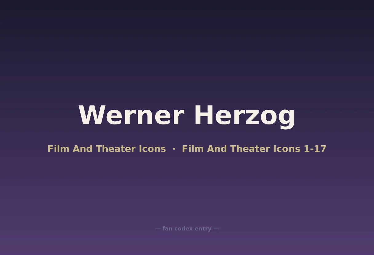 Werner Herzog