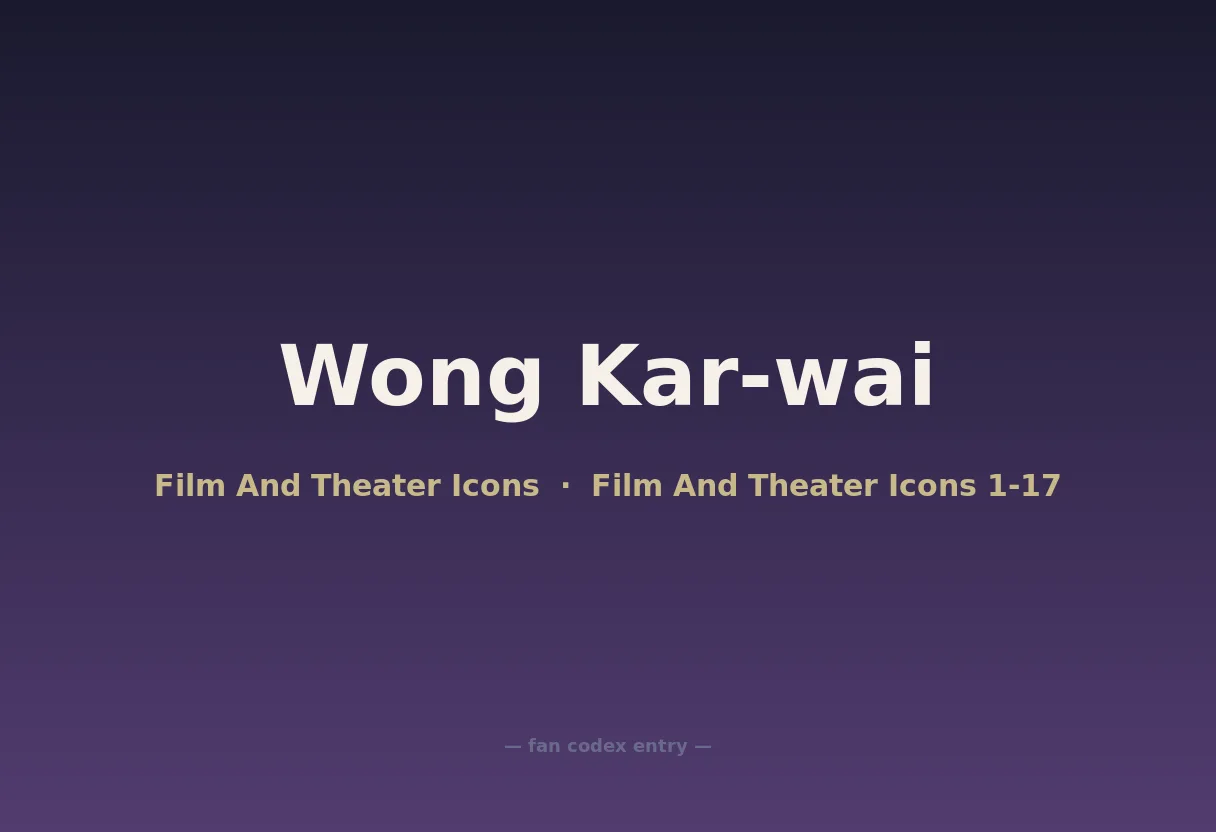 Wong Kar-wai